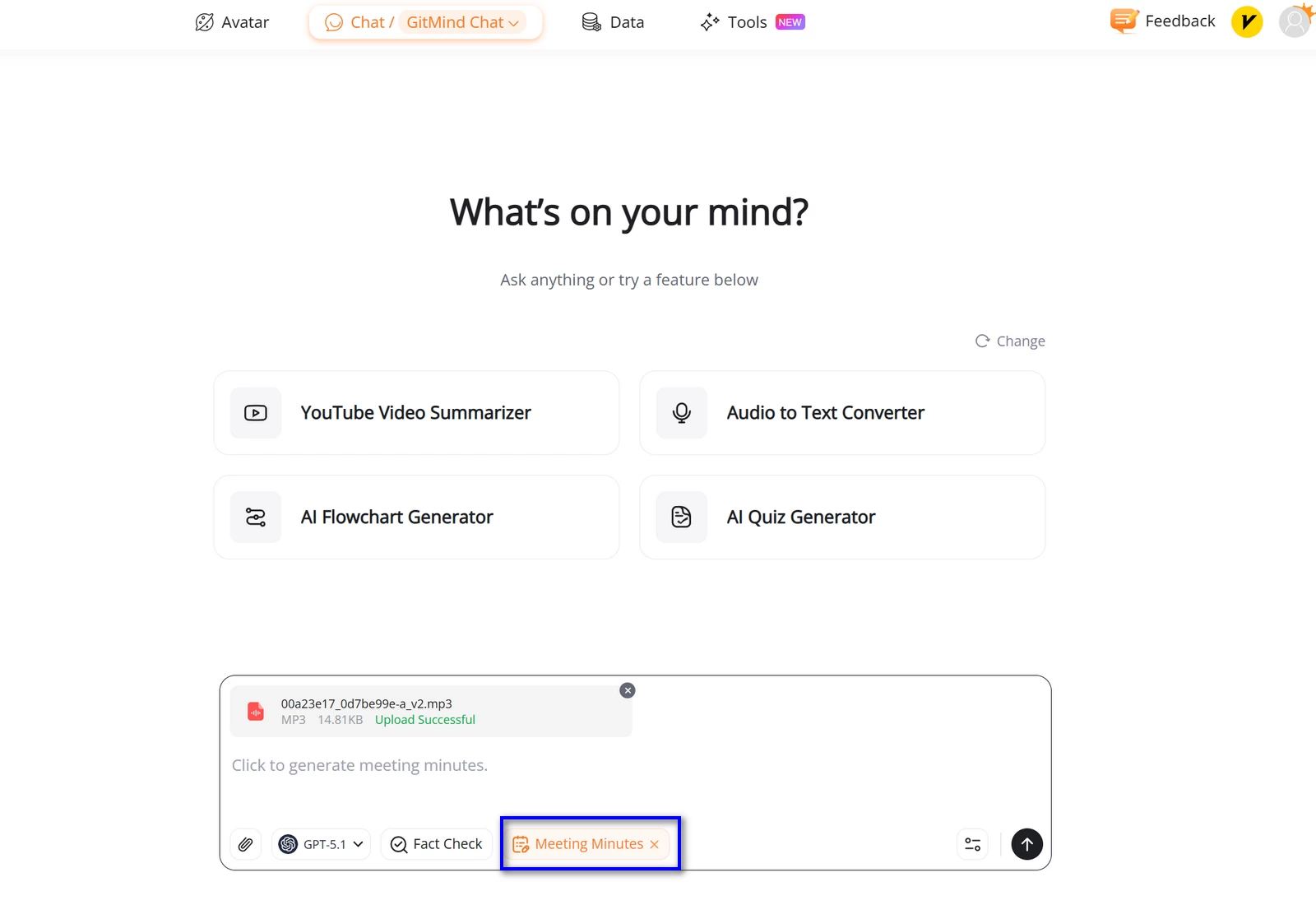 GitMind 会议纪要